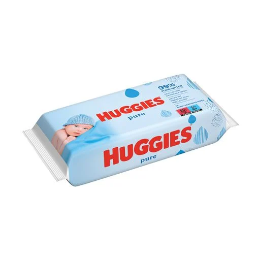 Дитячі вологі серветки Huggies Pure, 56 шт