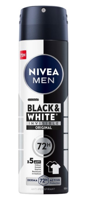 Дезодорант-антиперспирант Nivea Men Invisible Black & White, 150