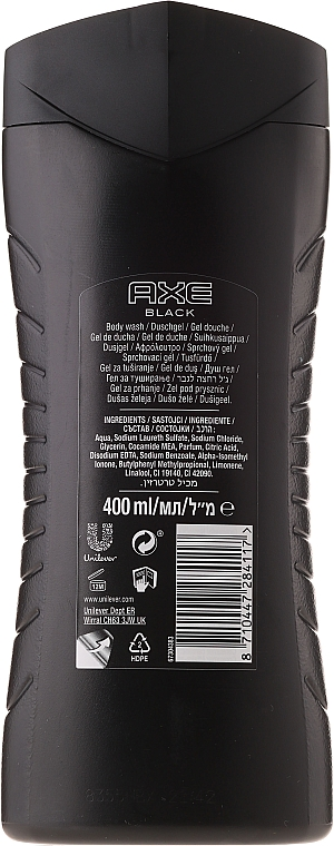 Гель для душу AXE Dark Black, 400 мл