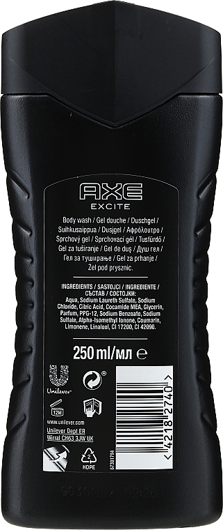 Гель для душу AXE Dark Excite, 400 мл