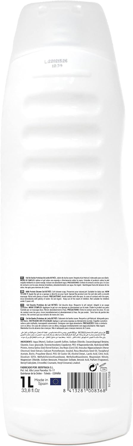 Гель для душу Betres Proteinas De Leche, 750 мл