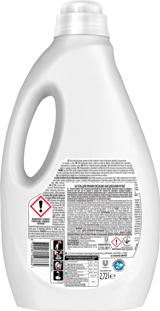 Гель для прання білих речей Coccolino Care White 68 прань, 2.72 л