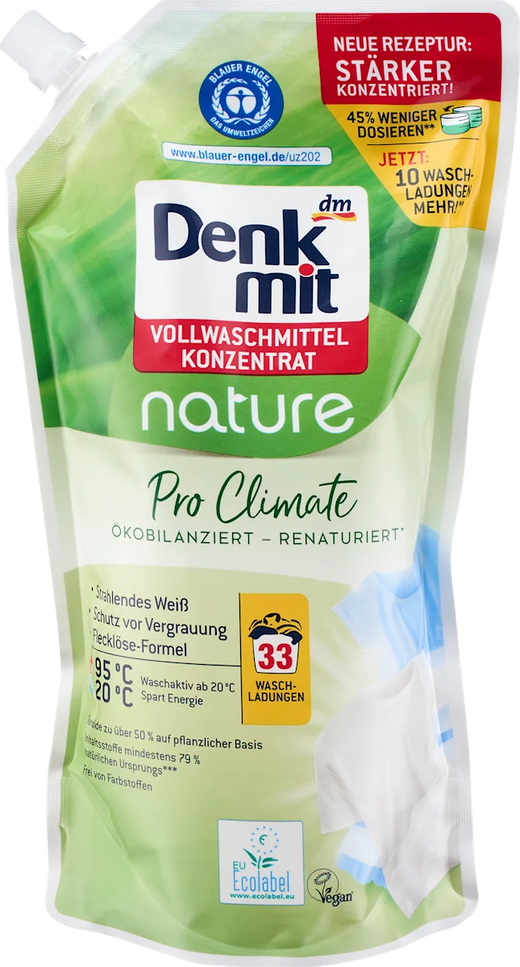 Гель для прання Denkmit Pro Climate Nature, 33 прання 1 л