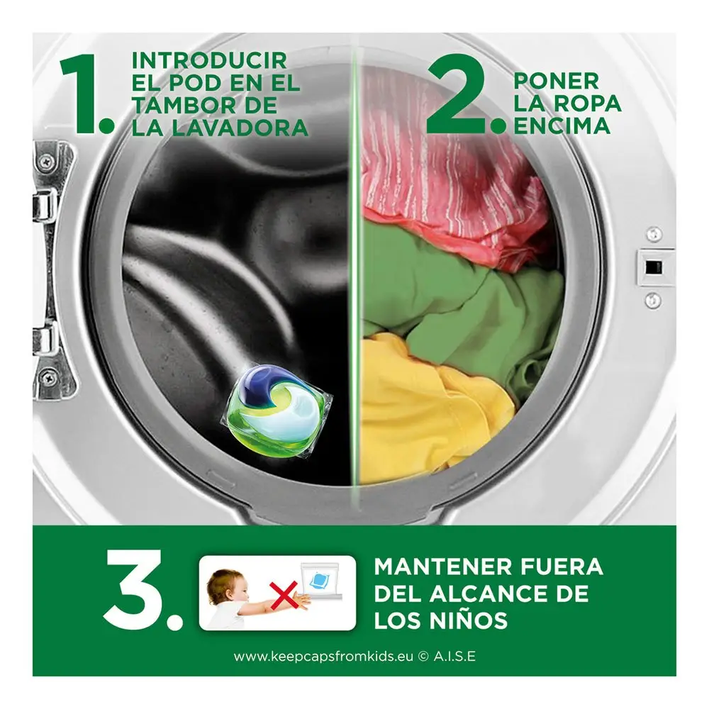 Капсулы для стирки Ariel Pods Frescor Sensaciones, 40шт.