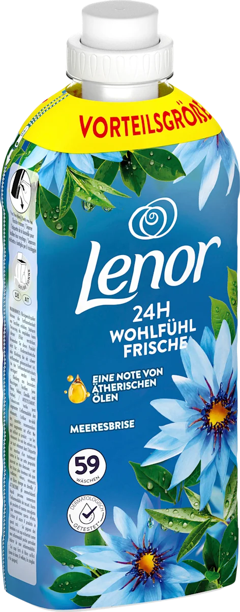 Кондиционер для белья, Lenor Морской бриз 59 стирок, 1,239 л