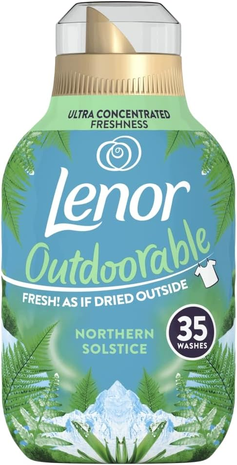 Кондиціонер для білизни, Lenor Outdoorable Northern Solstice 35 прань, 490 мл