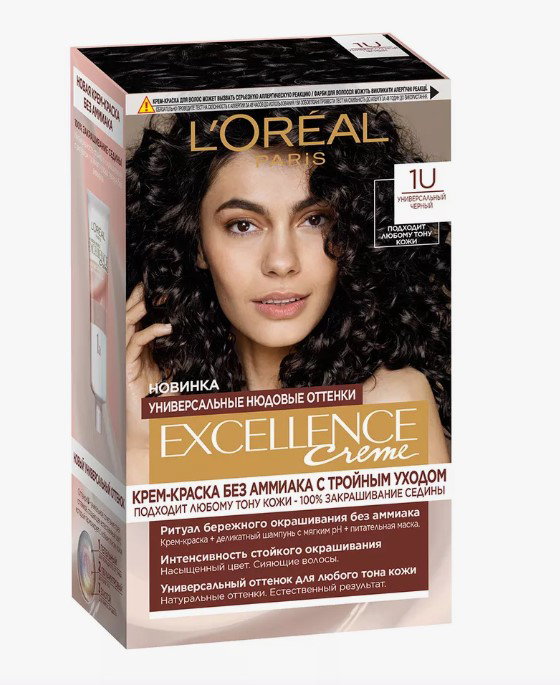 Краска для волос L'Oreal Paris Excellence оттенок 1U