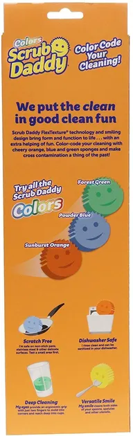 Набір губок Scrub Daddy Colors, 3 шт