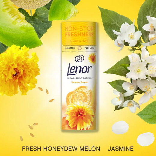 Парфюмированные гранулы для белья Lenor Summer Breeze, 176 г