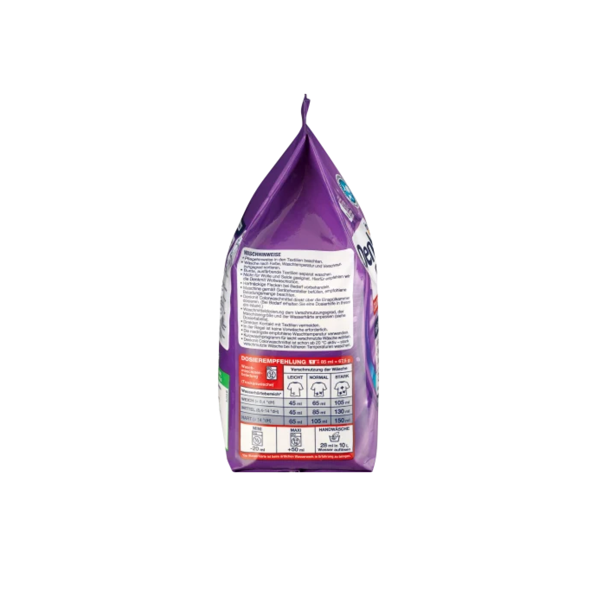 Порошок для прання для кольорових речей Denk Mit Colorwaschmittel 20 прань 1,35 кг