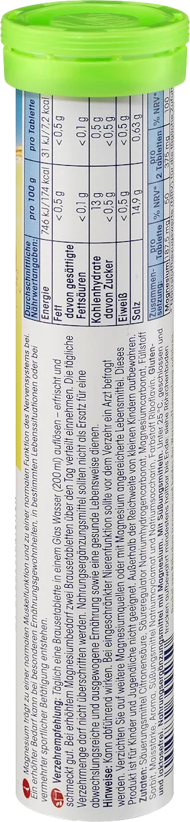 Шипучі таблетки-вітаміни Mivolis Magnesium, 20 шт.