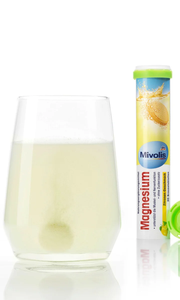 Шипучі таблетки-вітаміни Mivolis Magnesium, 20 шт.