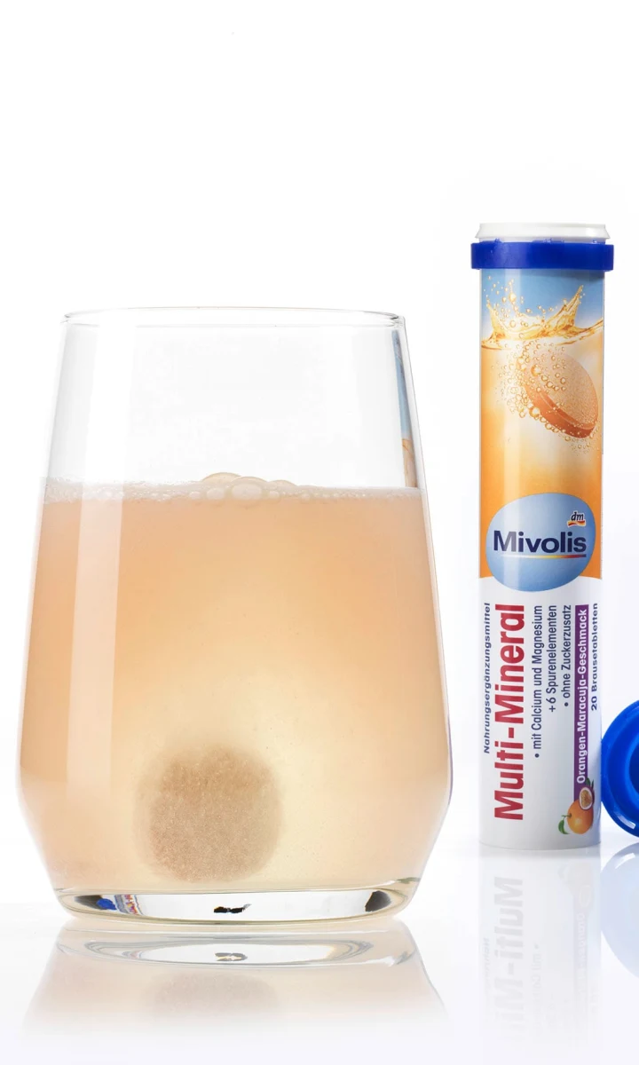 Шипучі таблетки-вітаміни Mivolis Multi-Mineral, 20 шт.