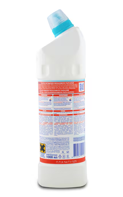 Засіб для чищення для унітазу Domestos White and Shine, 750 мл
