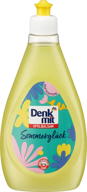 Засіб для миття посуду Denkmit Sommergluck жовтий, 500 мл