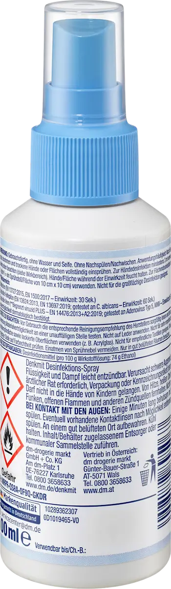 Універсальний дезінфікуючий спрей Denkmit Disinfectant spray universal, 100 мл.