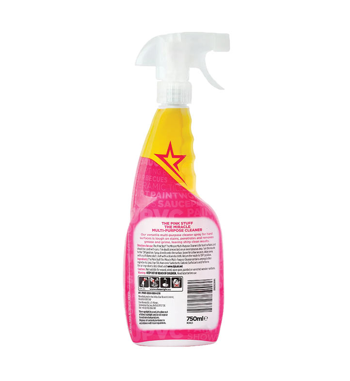 Універсальний очищувач-спрей для твердих поверхонь The Pink Stuff Multi-Purpose Cleaner, 750 мл