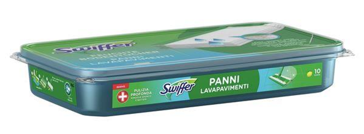 Вологі серветки до швабри Swiffer для прибирання з ароматом лимону, 10 шт