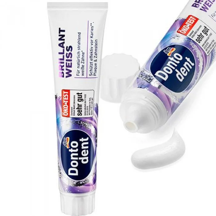 Зубная паста отбеливающая Dontodent Brillant Weiss, 125 мл