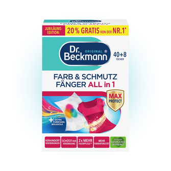 Абсорбирующие салфетки для стирки линяющих вещей Dr.Beckmann Farb&Schmutz Fanger 48 шт.