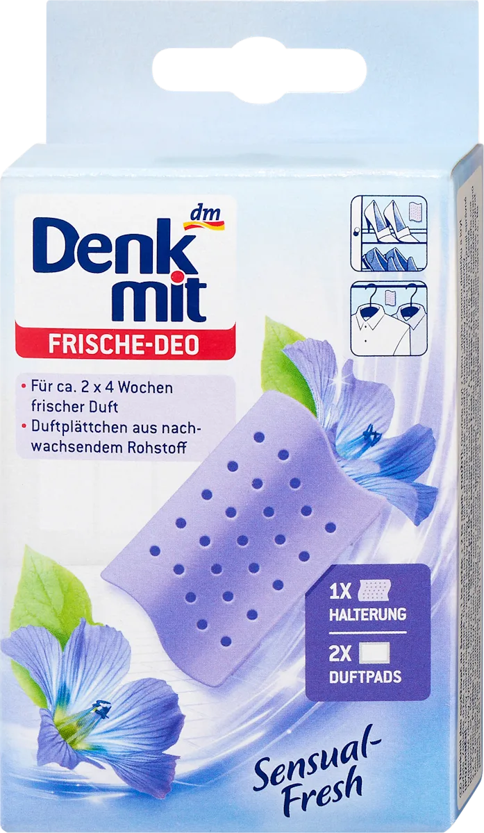 Ароматизатор для шафи Denkmit Sensual Fresh, 2 шт