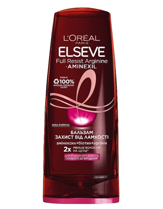 Бальзам L'Oreal Paris Elseve Аргинин + Аминексил для ослабленных волос, 200 мл