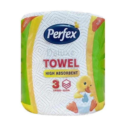 Паперові рушники Perfex Deluxe, 3-шарові, 1 рулон