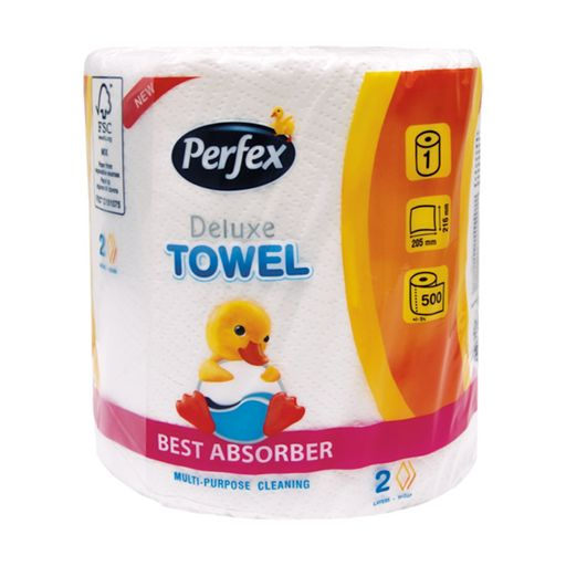Паперові рушники Perfex Deluxe Towel, 2-шарові, 1 рулон