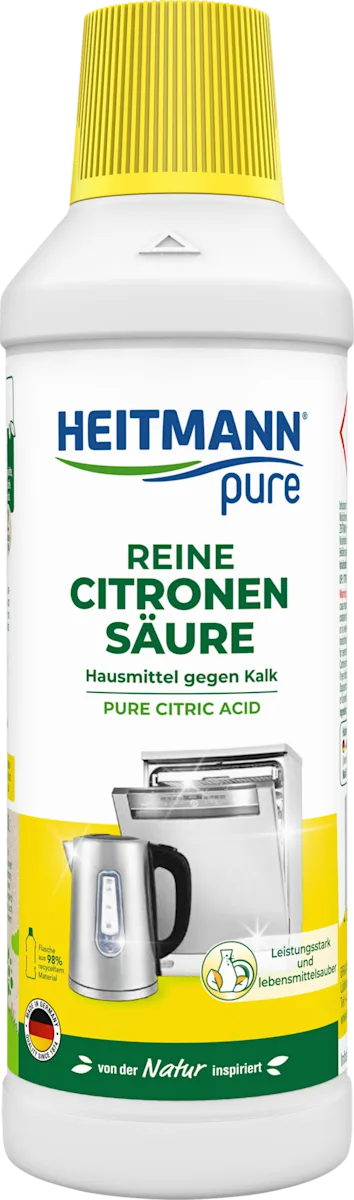 Засіб для чищення Heitmann Pure Лимонна кислота, 500 мл