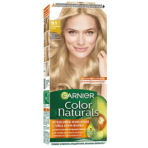 Краска для волос Garnier Color Naturals 9.1 – Солнечный пляж, 110 мл
