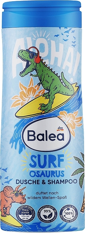 Гель для душу дитячий Balea Surf Osaurus, 300 мл