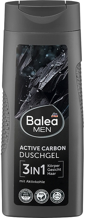 Гель для душу чоловічий Balea Men Active Carbon Duschgel, 300 мл
