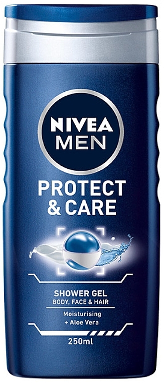 Гель для душа Nivea Men Protect & Care 3в1, 250 мл