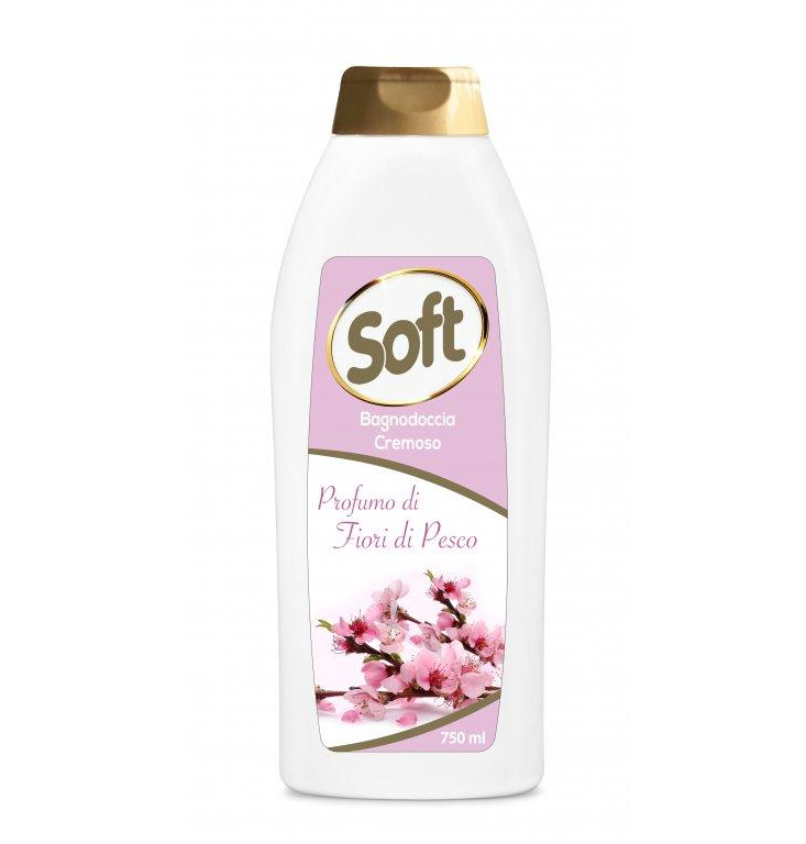 Гель для душу Soft Цвітіння персика, 750 мл