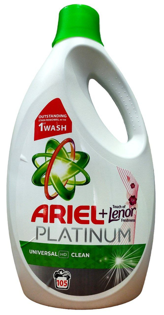 Гель для прання ARIEL + Lenor Platinum, 105 прань