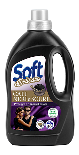 Гель для прання чорних речей Soft Black 16 прань, 0.9л