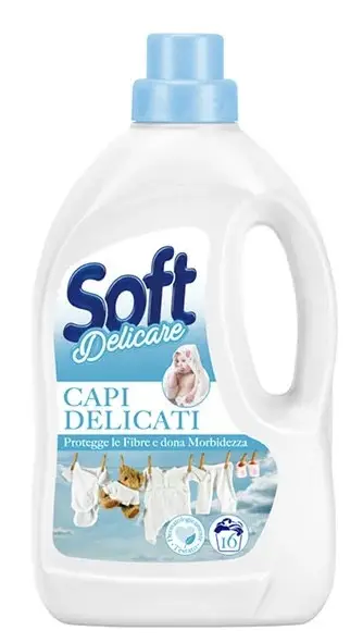 Гель для прання делікатних речей Soft Capi Delecati 16 прань, 0.9л
