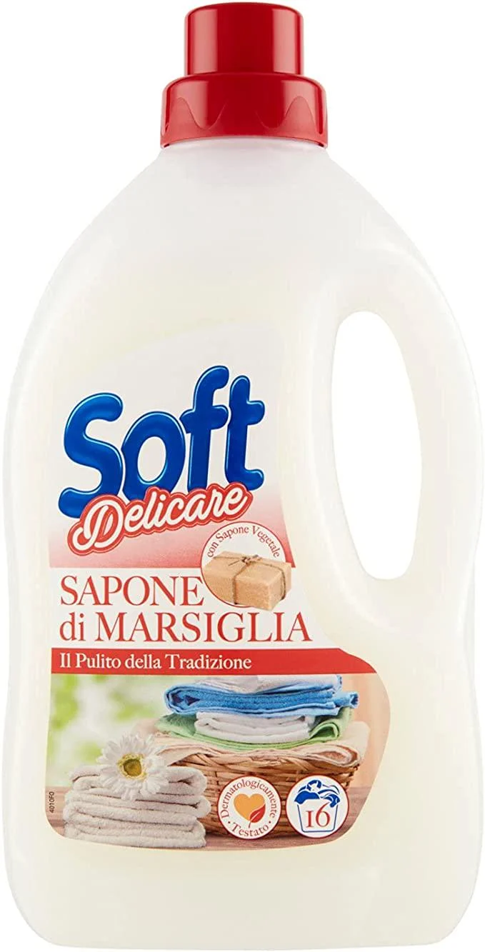 Гель для прання Марселське мило Soft Marsiglia 16 прань, 0.9л