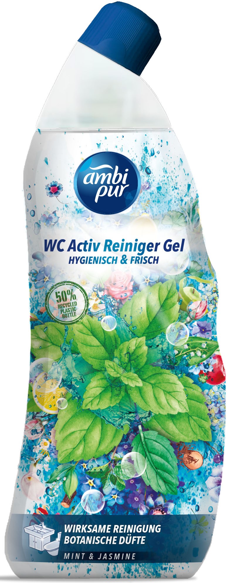 Гель для туалету Ambi Pur WC Botanical Fragrances М'ята і жасмин, 750 мл