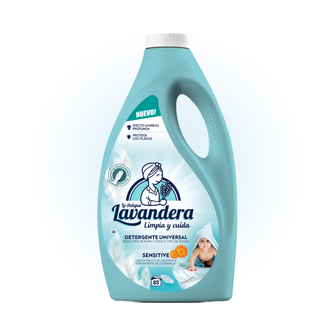Гель Lavandera Sensitive для детского белья, 2.49 л (83 стирки)