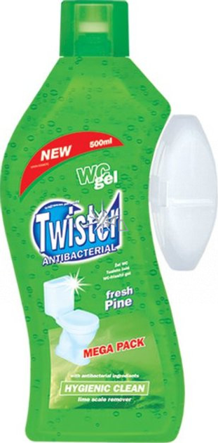 Гель-освежитель для туалета Twister Хвоя, 500 мл