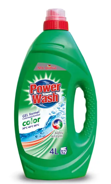 Гель Power Wash для кольорової білизни, 4 л