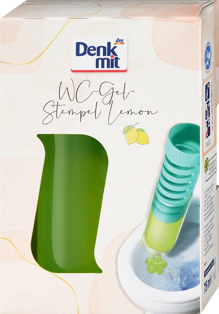 Гелевые диски для туалета Denkmit Лимон 1 шт.