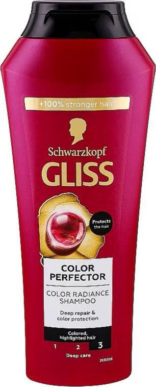 Шампунь Gliss Color Perfector для фарбованого волосся, 400 мл