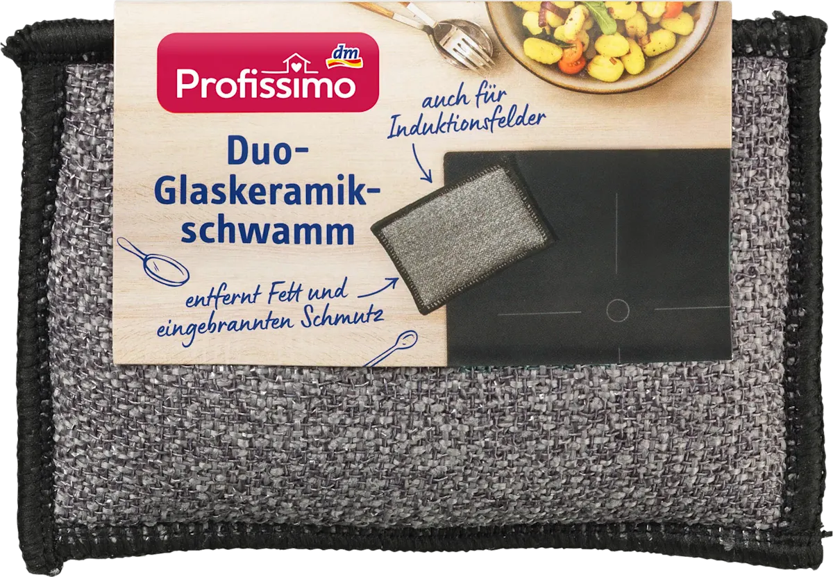 Губка для чищення склокерамічних поверхонь Profissimo Duo-Glaskeramik-schwamm, 1 шт