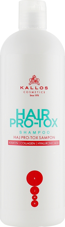 Шампунь Kallos Cosmetics Pro-tox для інтенсивного догляду, 1 л