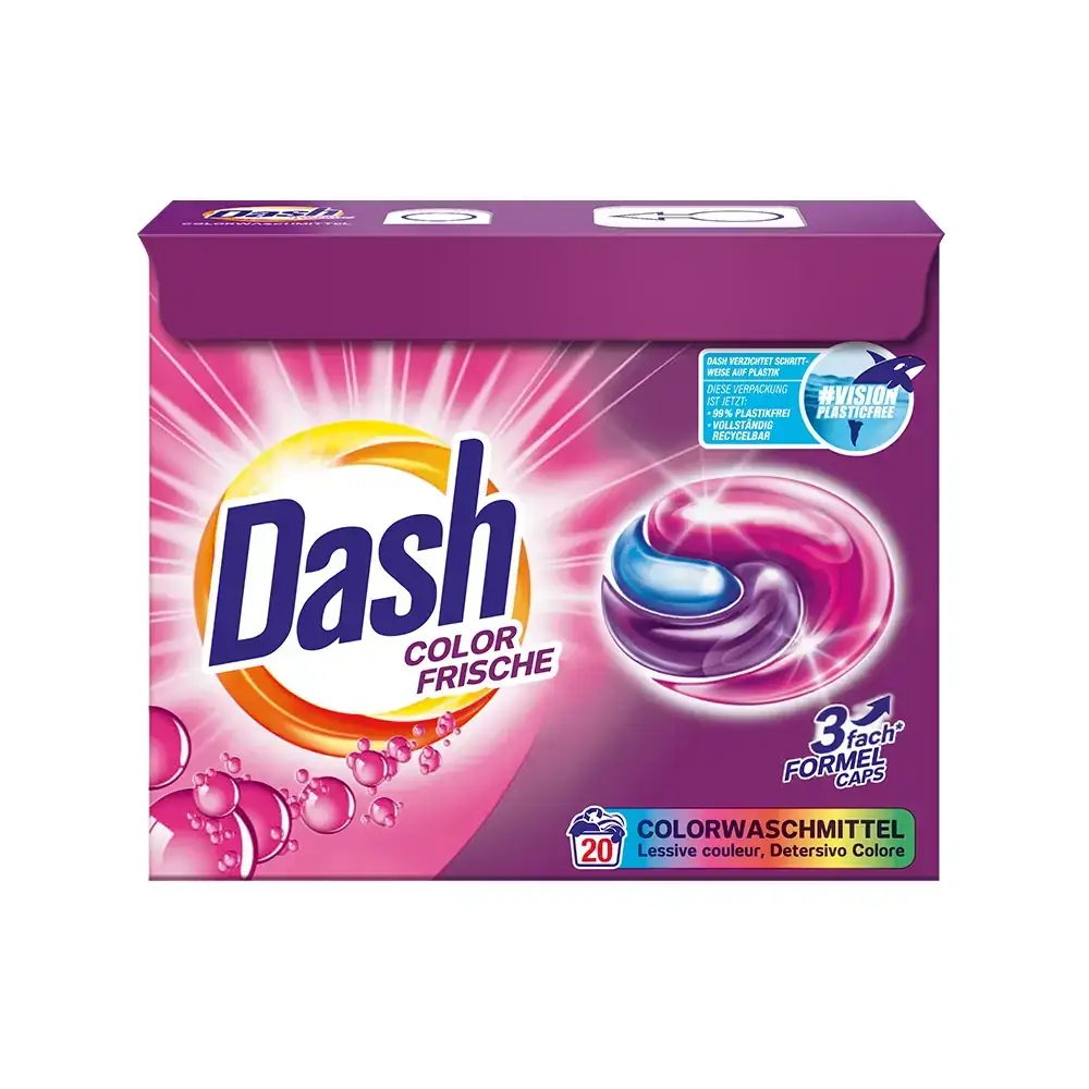 Капсулы для стирки цветного белья, Dash Color Frische, 20шт