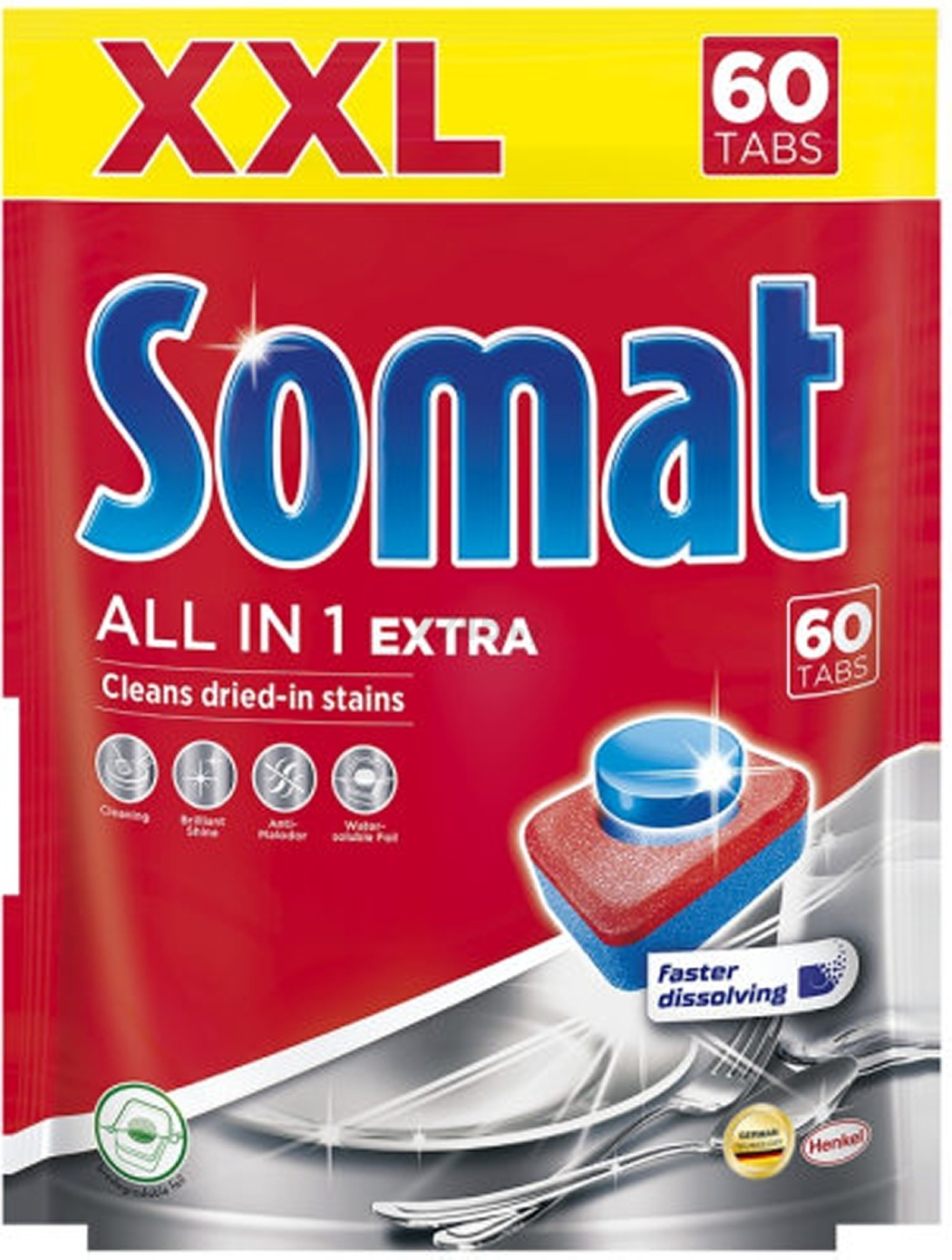 Капсули для посудомийної машини Somat All in 1, 60 шт