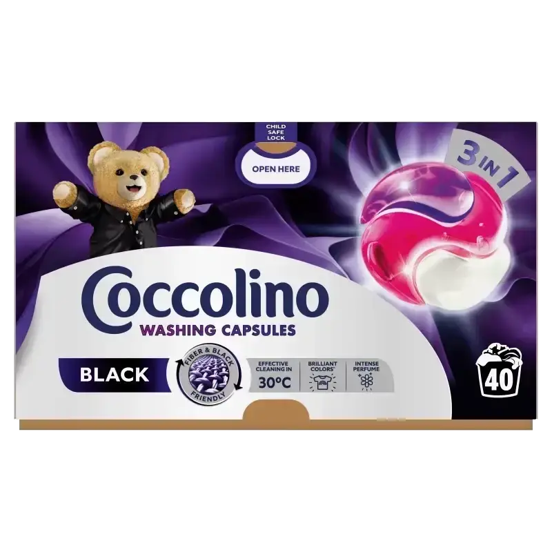 Капсули для прання чорних та темних речей Coccolino Care, 40шт.