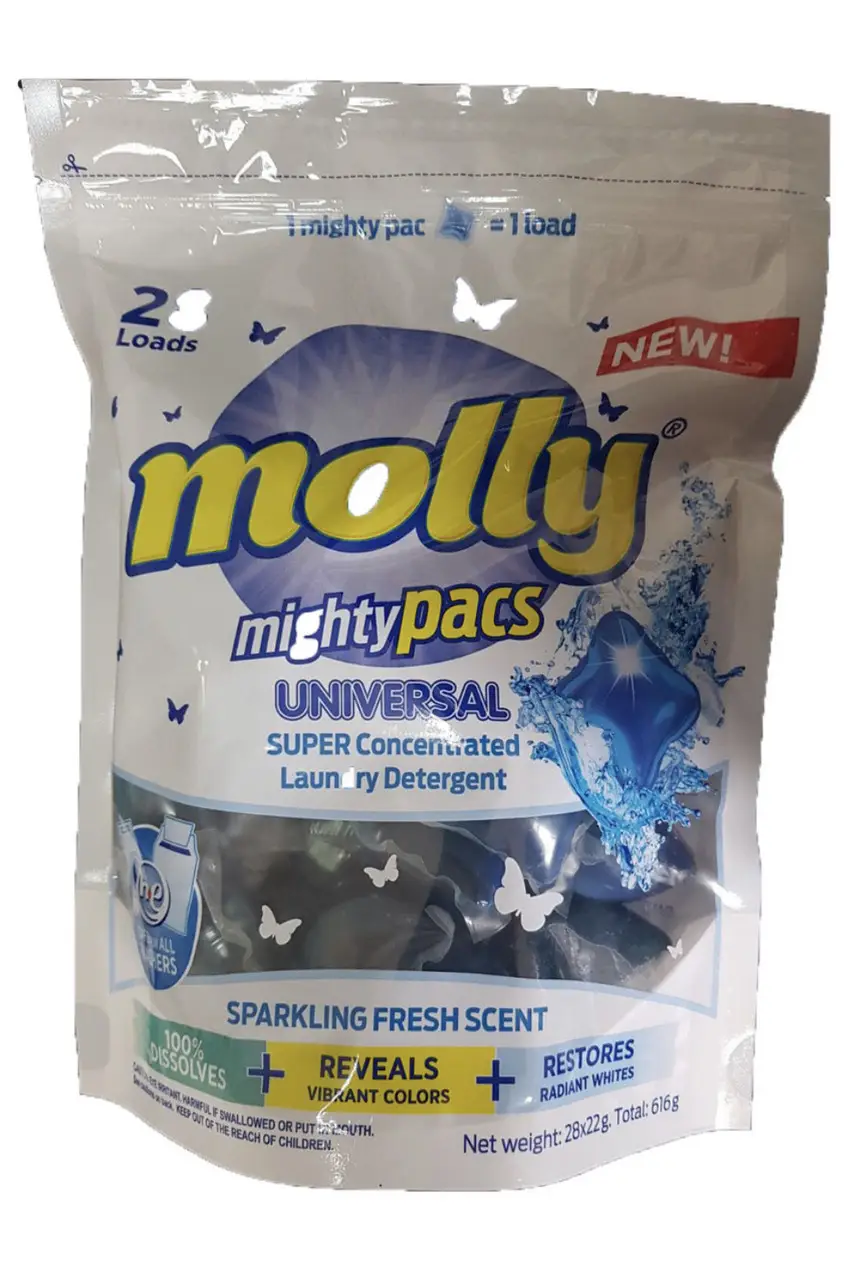 Капсуля для прання Molly MightyPacs Universal, 28шт.